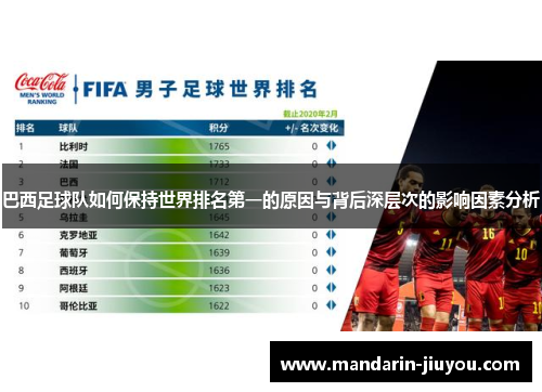 巴西足球队如何保持世界排名第一的原因与背后深层次的影响因素分析